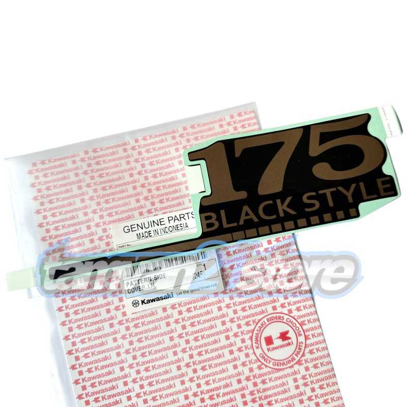 SIDE BODY STICKER STRIPING W175 BLACK STYLE EMBLEMKiri Original ...
