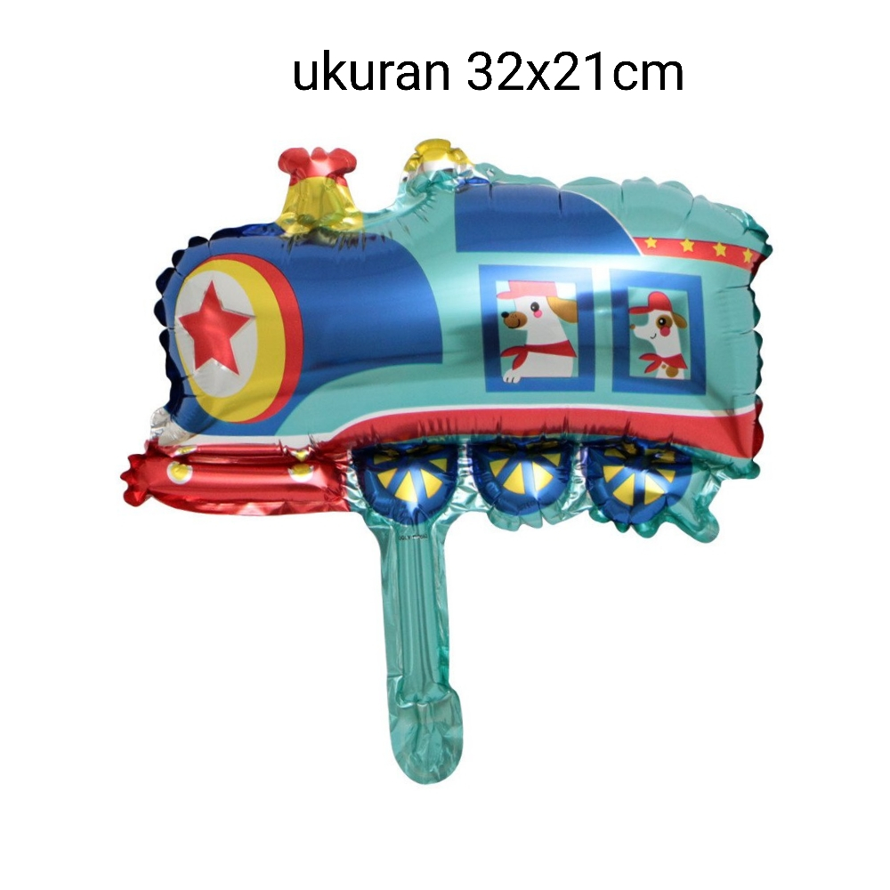 Birthday Balloons Small Size Party Decoration Balloons Train/Train ...