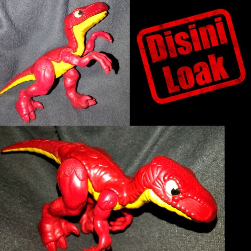 2011 Mattel Fisher Price Imaginext Dinosaur Raptor Action Figure ...