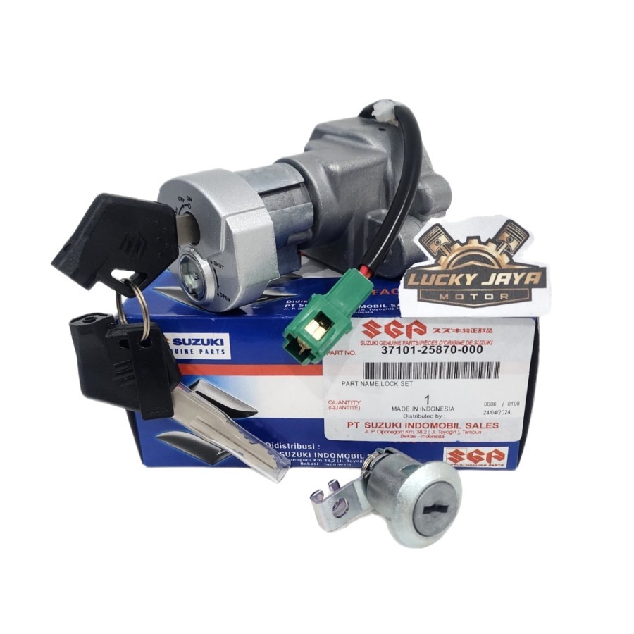 SATRIA FU KEYSET CONTACT KEY ORIGINAL SAFETY MAGNET 37101-25870-000 ...