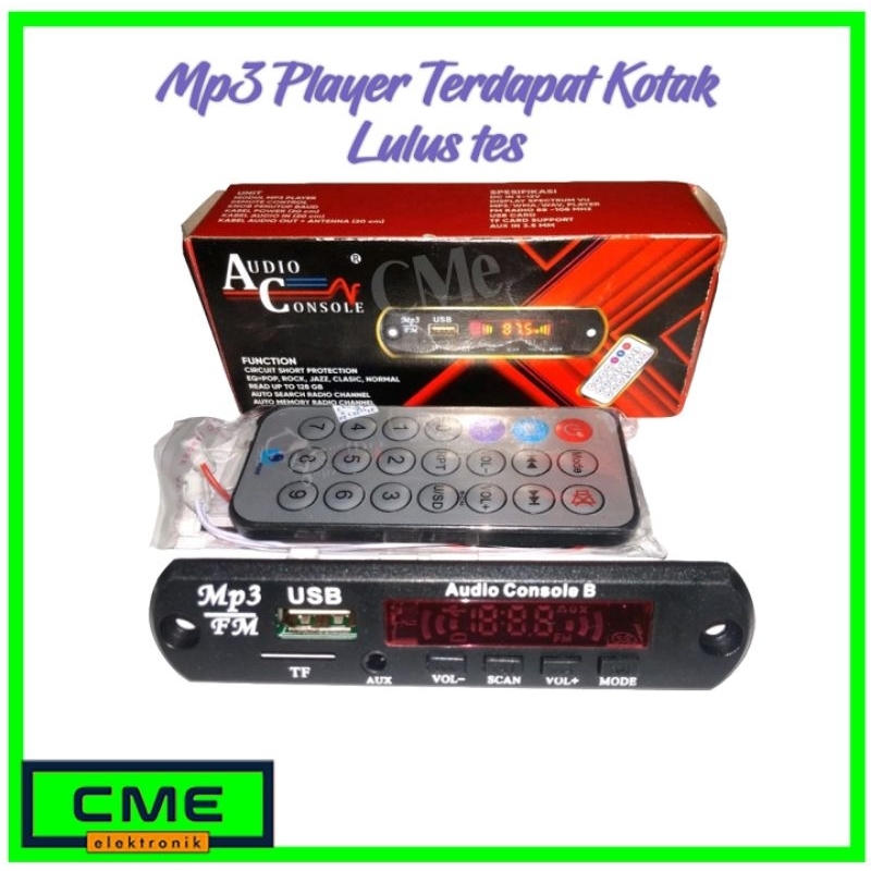 [CME] Blootot MP3 Player Module With Box/Audio Console Kit (USB, FM ...