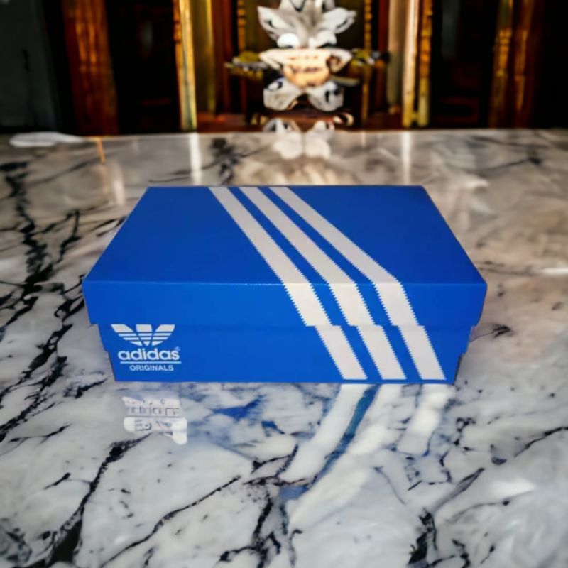 Adidas shoe Box glossy Duplexbiru | Shopee Philippines