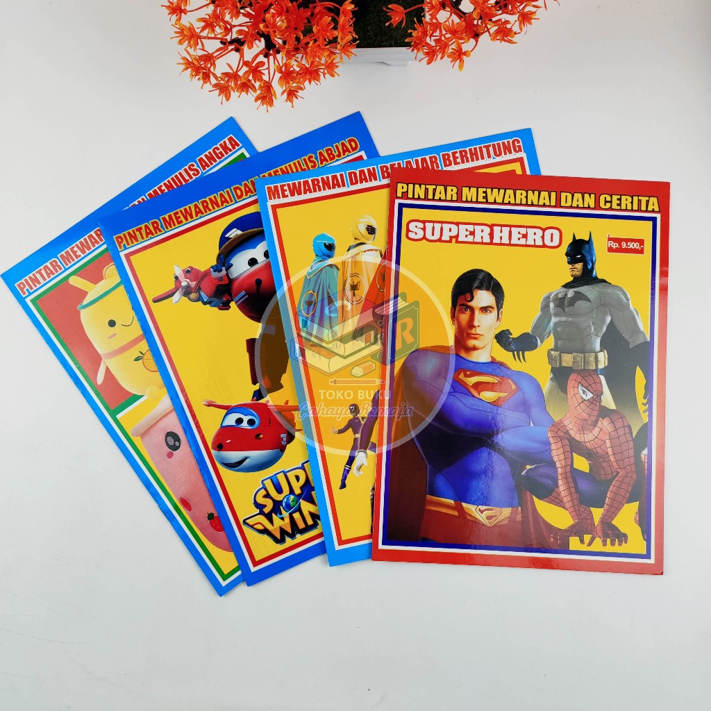 Smart Learning Book Coloring and writing counting alphabet numbers ...