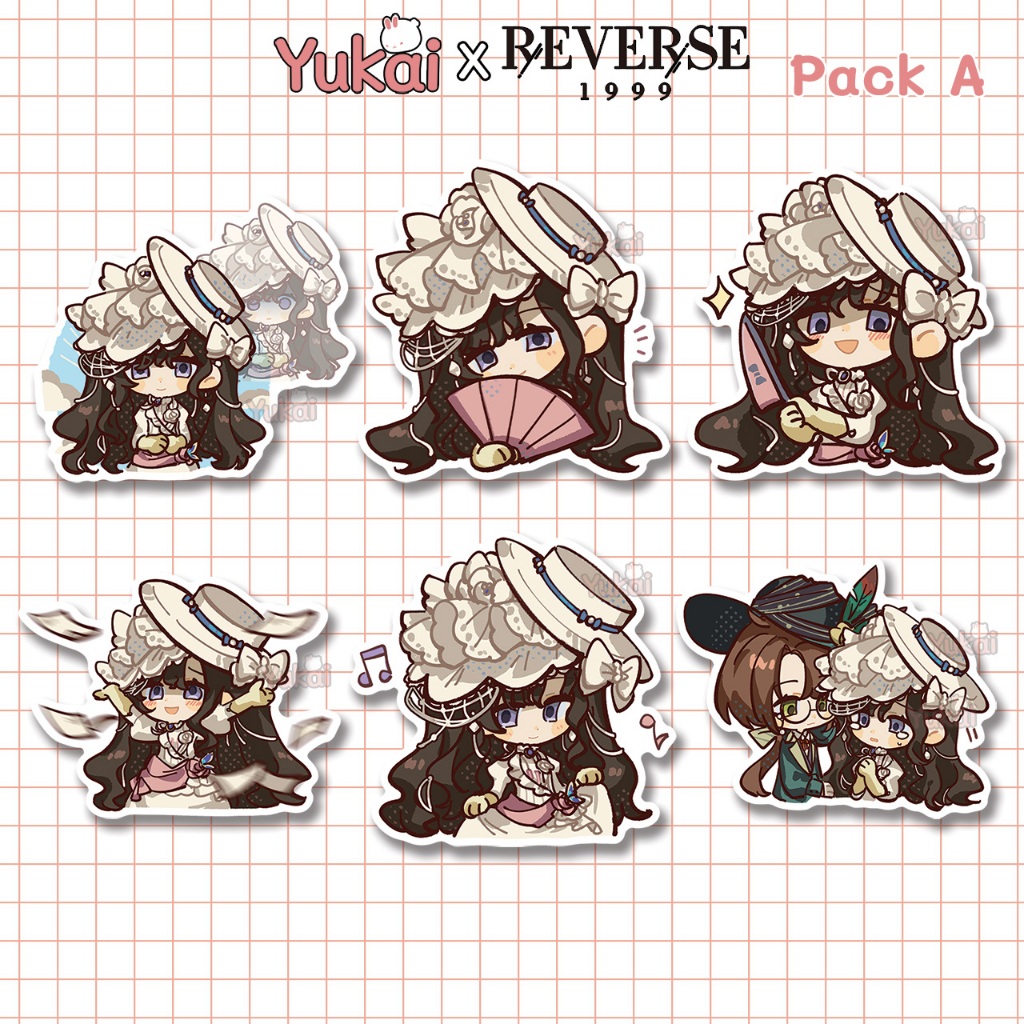 Isolde Reverse 1999 Premium Pack Sticker, Waterproof Anime Sticker ...