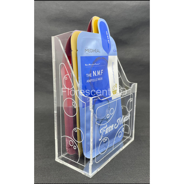 Face Mask Sheet Beauty Organizer | Acrylic Cosmetic Makeup Rack Box ...