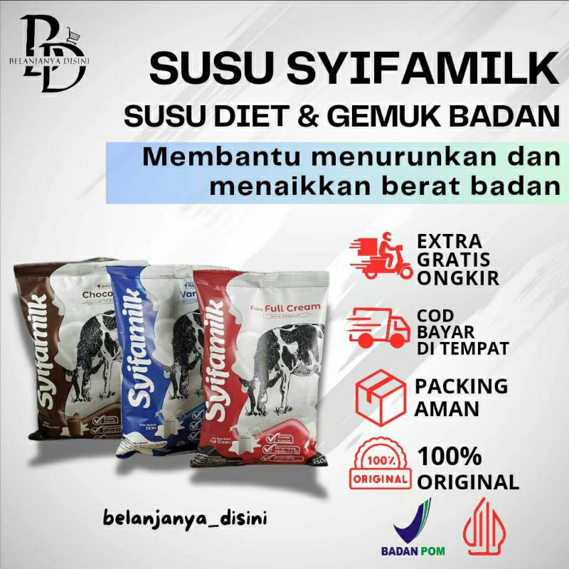 Syifamilk Syifamilk diet Milk Powerful Slimming Milk Syifamilk