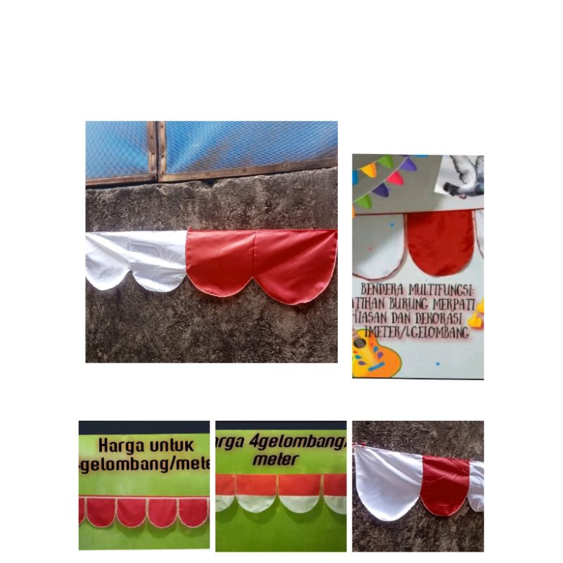 MERAH / meter bird training flag, pigeon stall flag, undercarriage flag ...