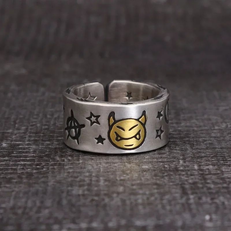 Elegant Cartoon Devil Child Design Ring (Adjustable) | Shopee Philippines