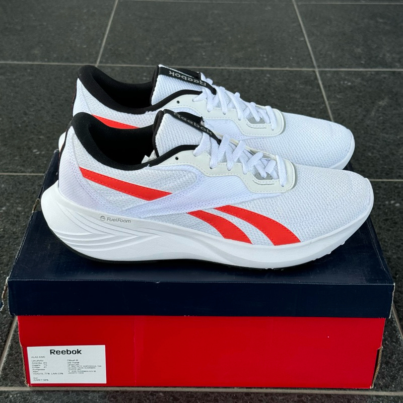 Reebok ENERGEN TECH WHITE Men's Running Shoes Official ORIGINAL PT.MAP ...