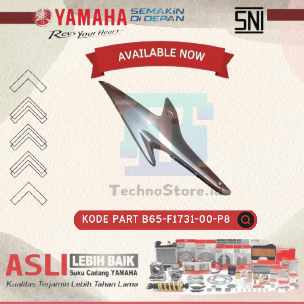 Cover Side Delta Box Left Aerox 155 Pink Rosegold ORIGINAL YAMAHA B65 ...