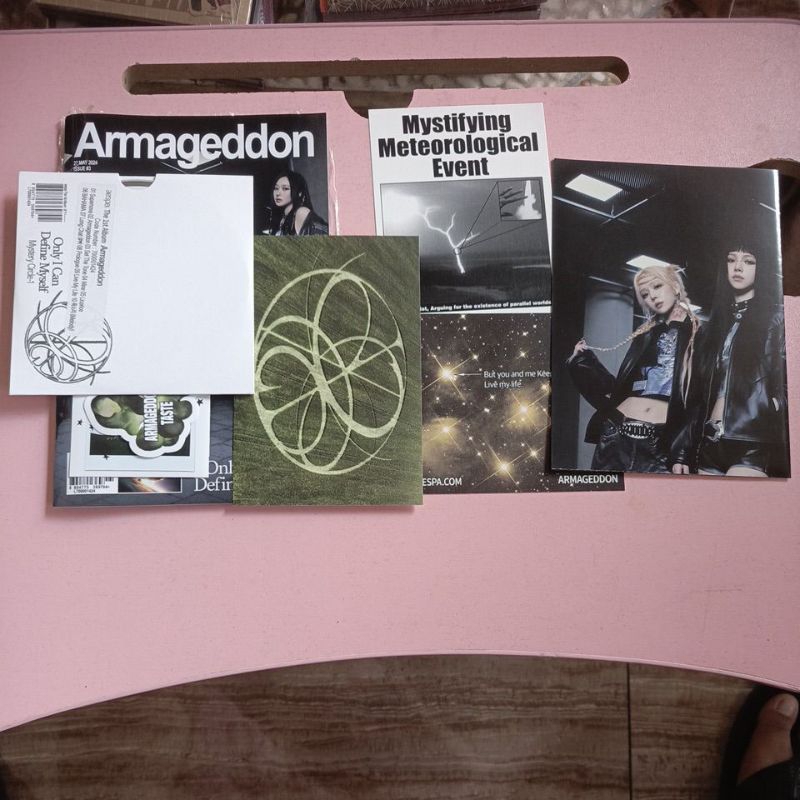 Official] ALBUM UNSEALED ONLY AESPA ARMAGEDDON ZINE VER Shopee