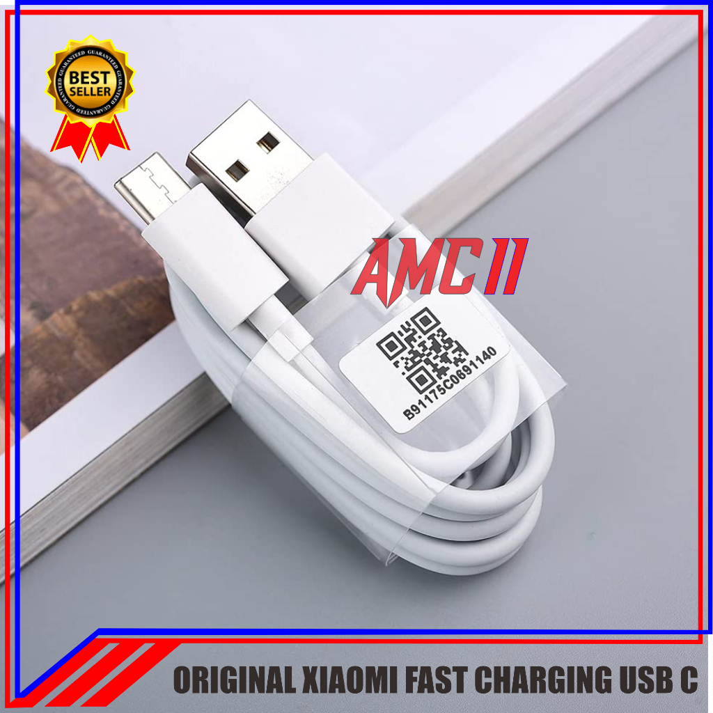 Data Cable Xiaomi Redmi Note 10 5G ORIGINAL 100% Fast Charging Type C ...