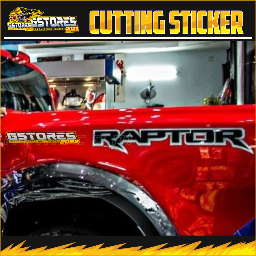 Monster raptor car cutting Sticker for triton hiluk car bumpers ...