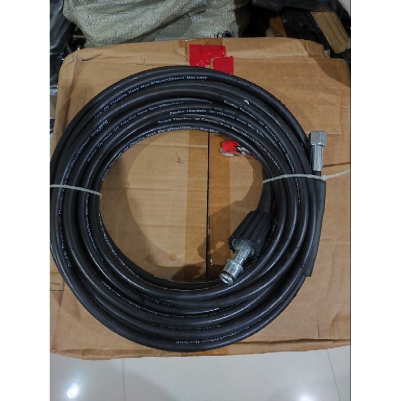 Jet CLEANER Hose 15 Meters double thunder HIGH PRESSURE JET CLEANER