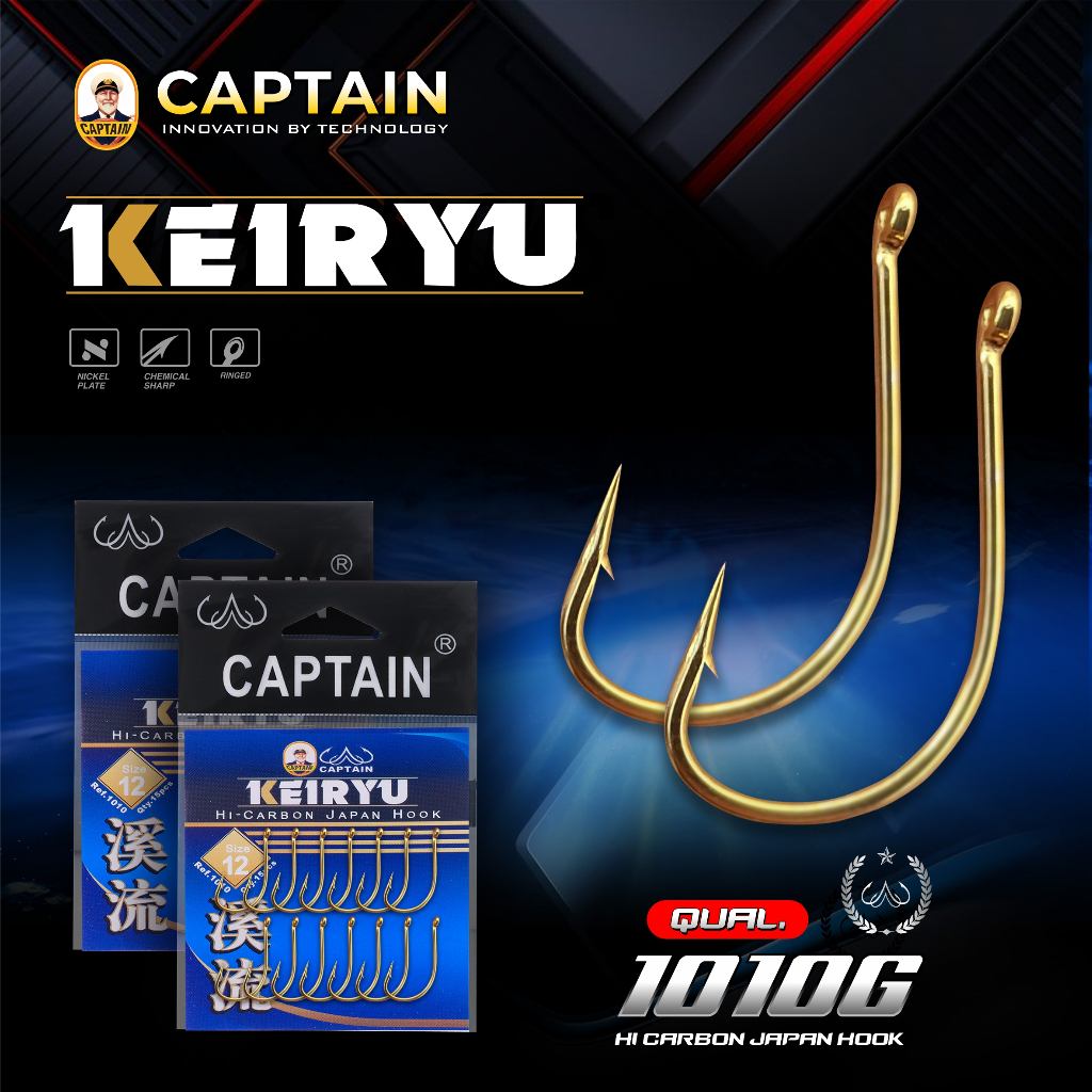 Hook/fishing Hook Captain Keiryu Gold 1010G per Pack Shopee Philippines