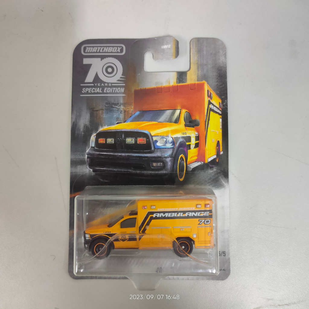 Matchbox 70th Years Special Edition Porsche, Ram Ambulance | Shopee ...