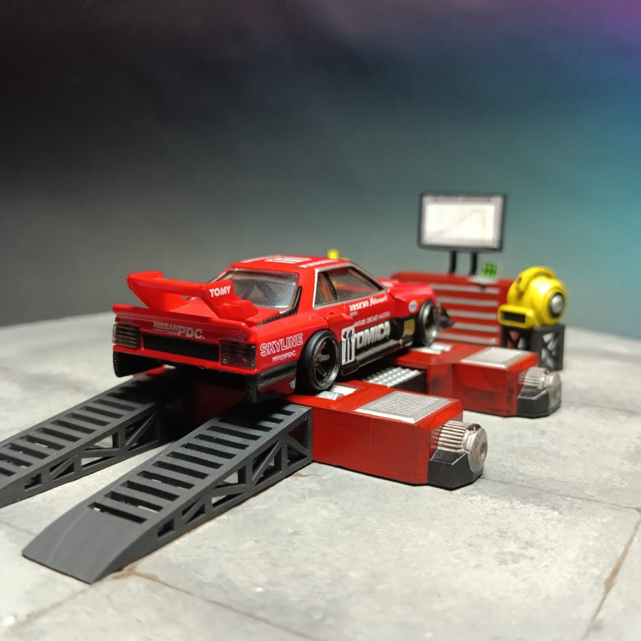 Premium Dyno Test Machine Set 1/64 Scale - Diorama Accessories by Slsty ...