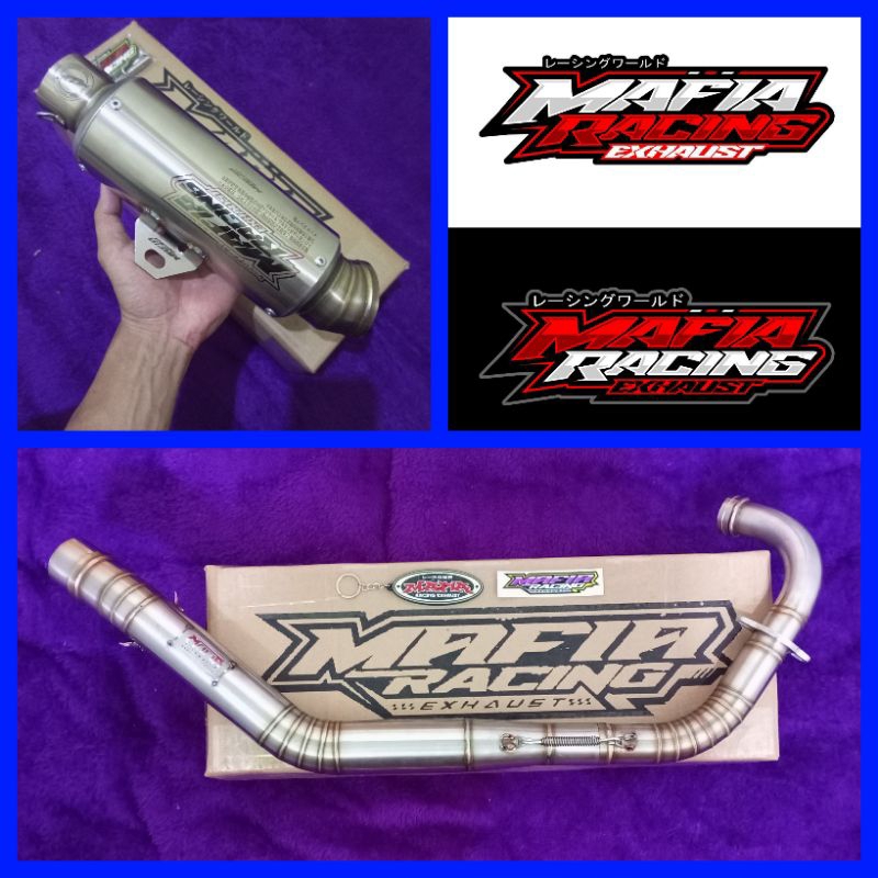 Original racing exhaust MAFIA racing exhaust PNP satria Fu carburetor ...