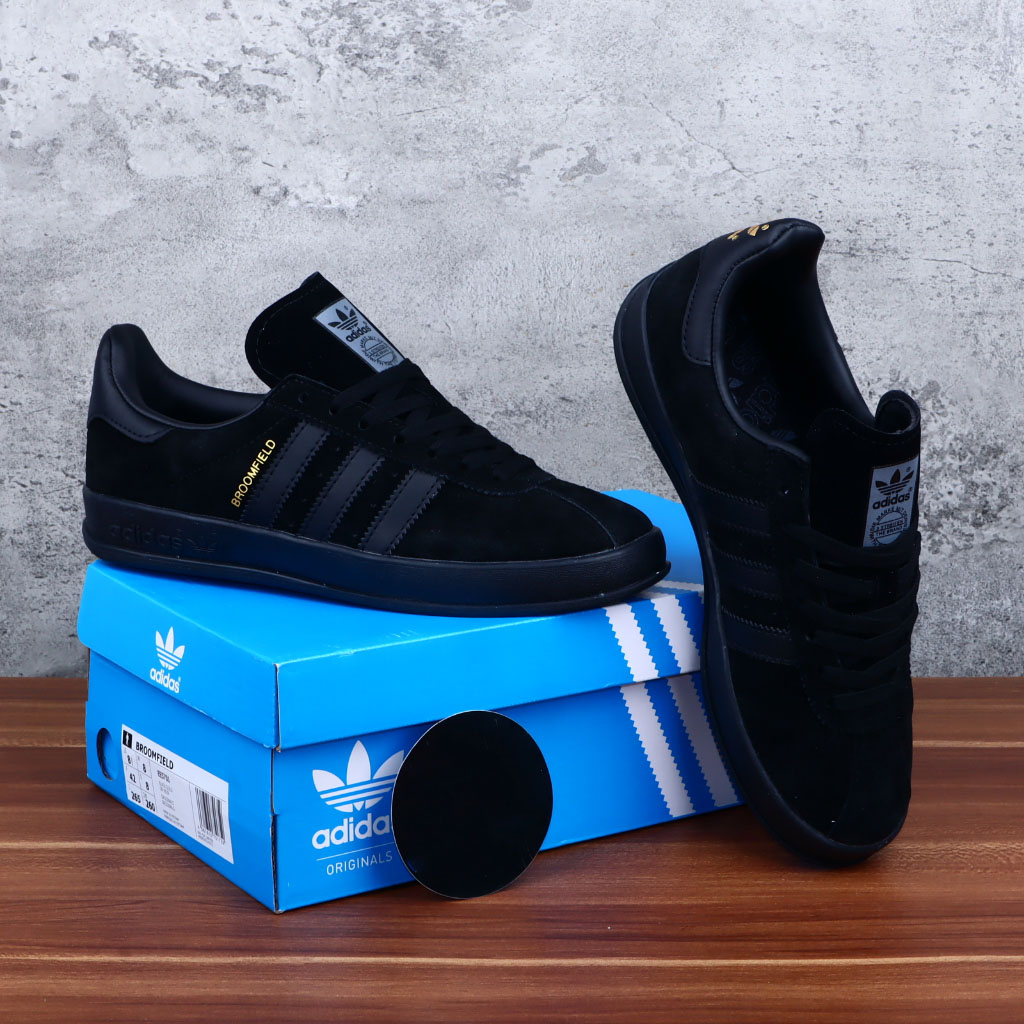 Adidas Broomfield Special Hanball All Black 100% Shoes/Casual Sneakers ...