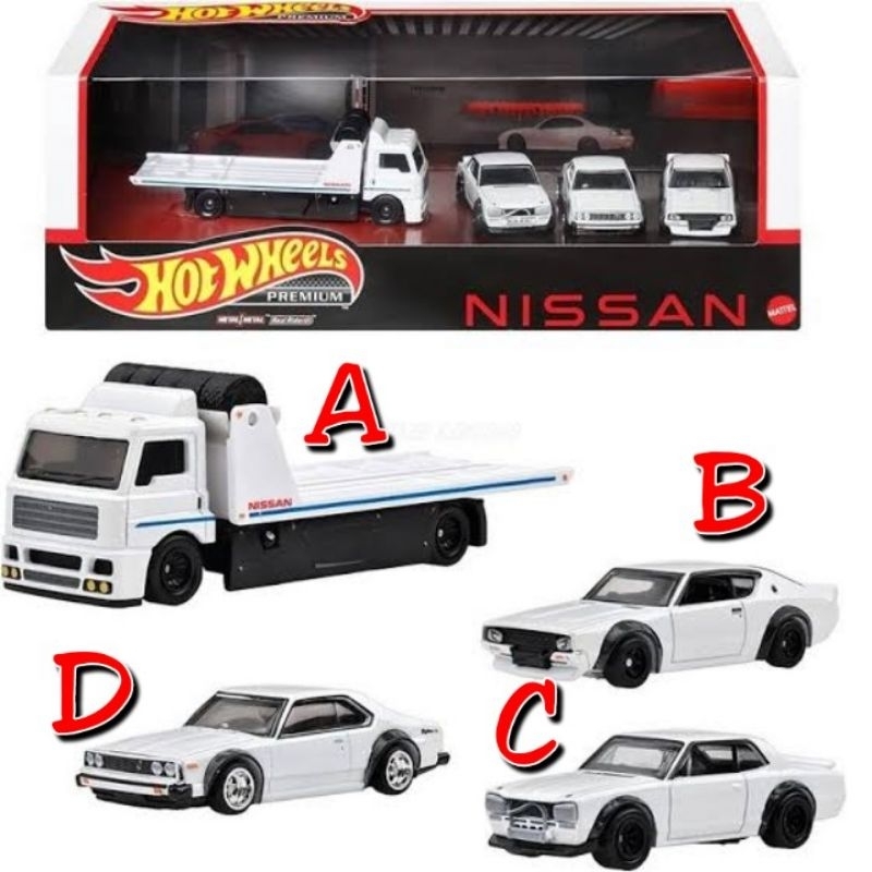 Hot WHEELS NISSAN DIORAMA Fleet street Skyline 2000GTr lbwk Skyline HT