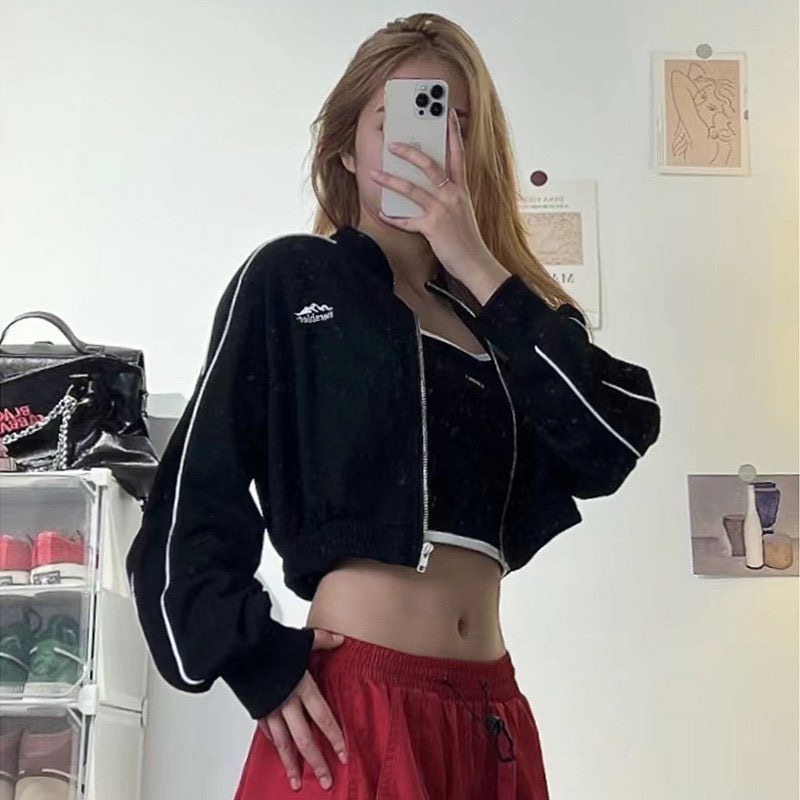 Noshler JACKET Women s JACKET KOREAN style Women s CROP JACKET