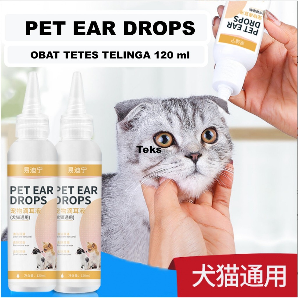 Ear Cleaner Cat Dog EAR Cleaner 120ml/PET EAR DROPS Shopee Philippines