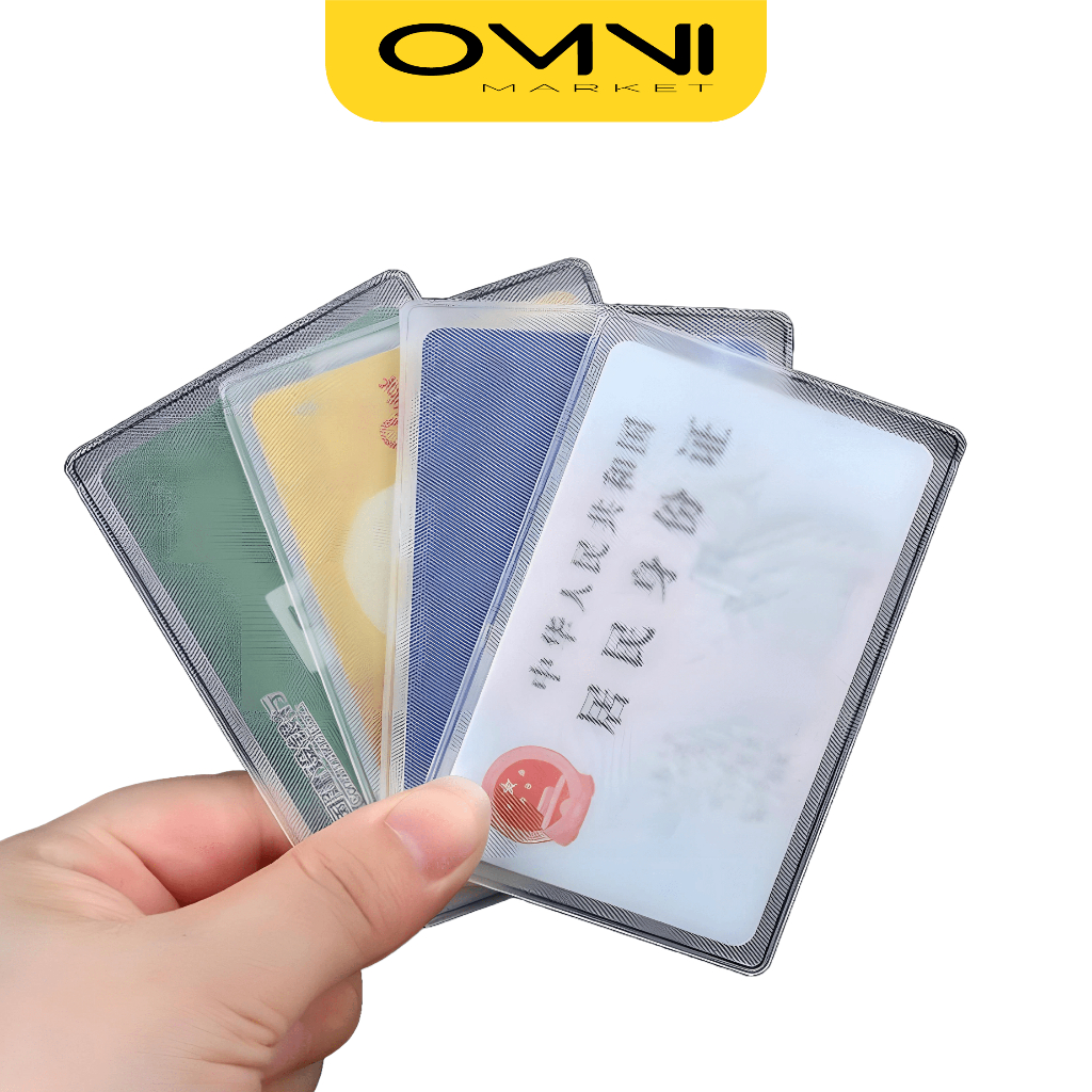 Plastic Cover for ATM SIM KTP Card Protector, Thick Card Cover HM050 ...