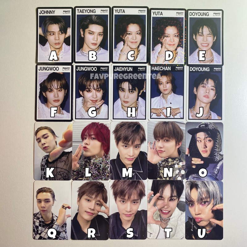 PHOTOCARD OFFICIAL NCT 127 TRADING CARD TC FACT CHECK PC | Shopee ...