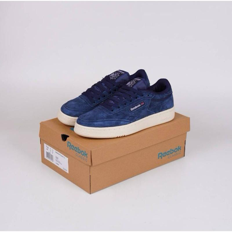Reebok Club C85 Dark Navy White 100% Original | Shopee Philippines