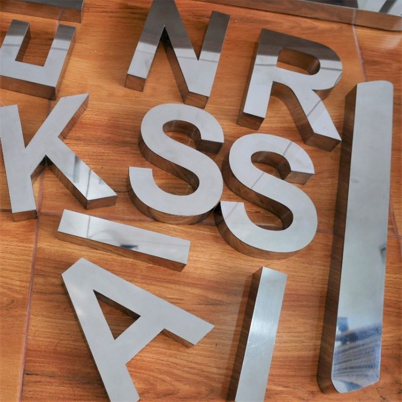 Stainless embossed letters | Shopee Philippines