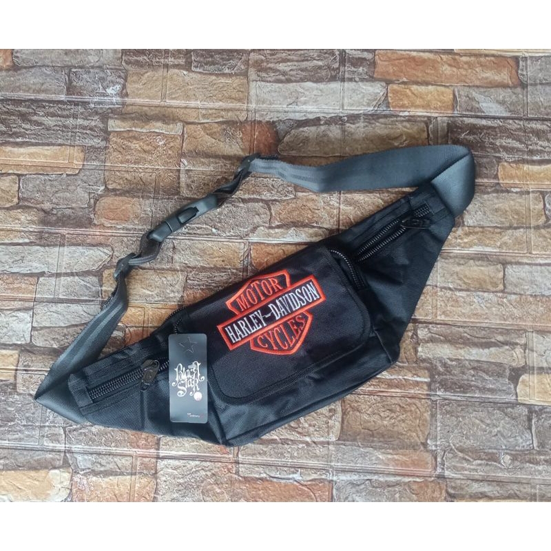 Waist bag harley davidson Sling bag Shopee Philippines