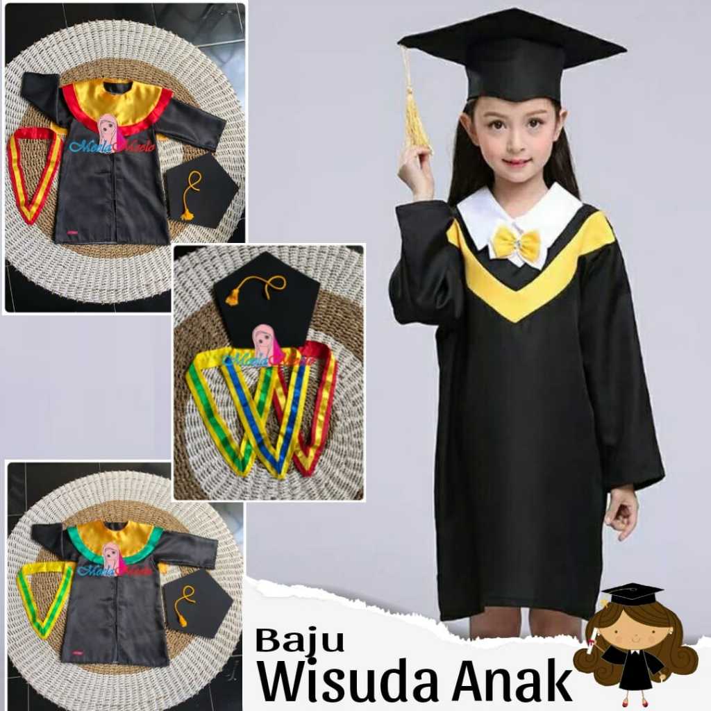 Kindergarten/sd Children's Graduation Toga Clothes And Baby Graduation ...