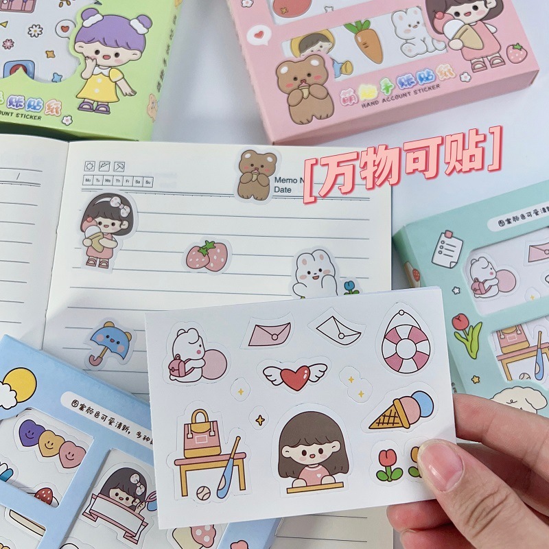 Handbook Sticker Set Cartoon | Shopee Philippines