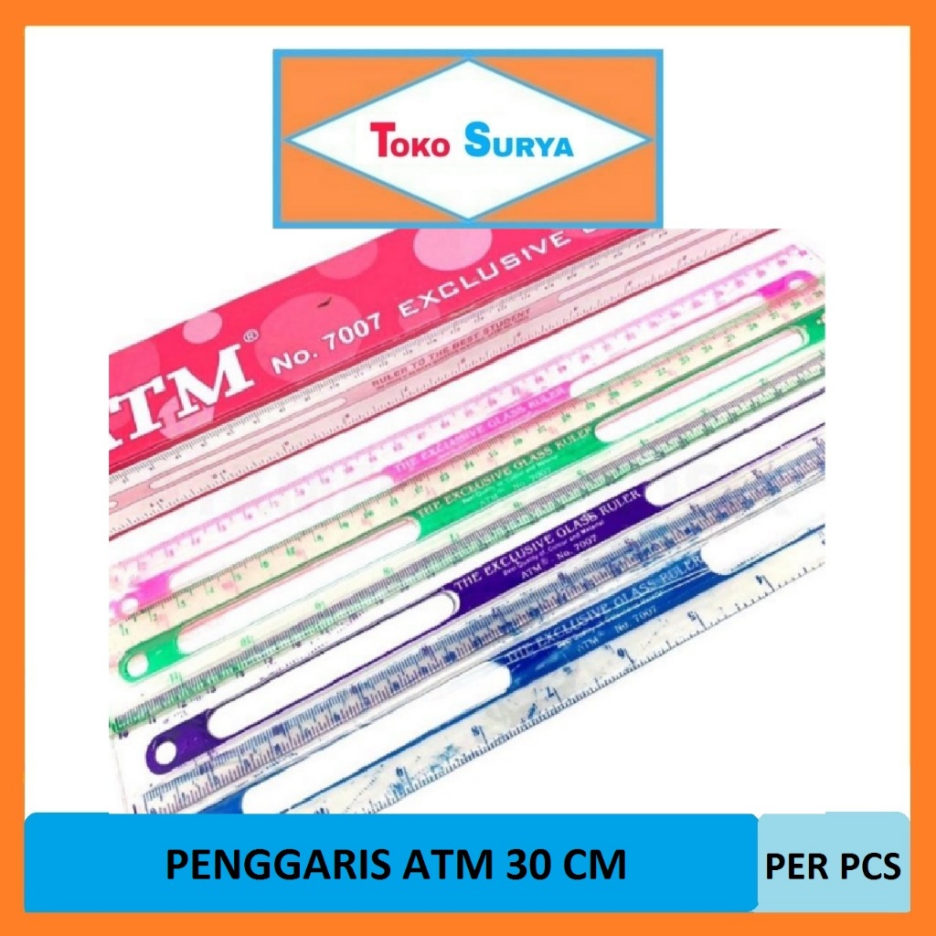 ATM Ruler 30 Cm (Pcs) | Shopee Philippines