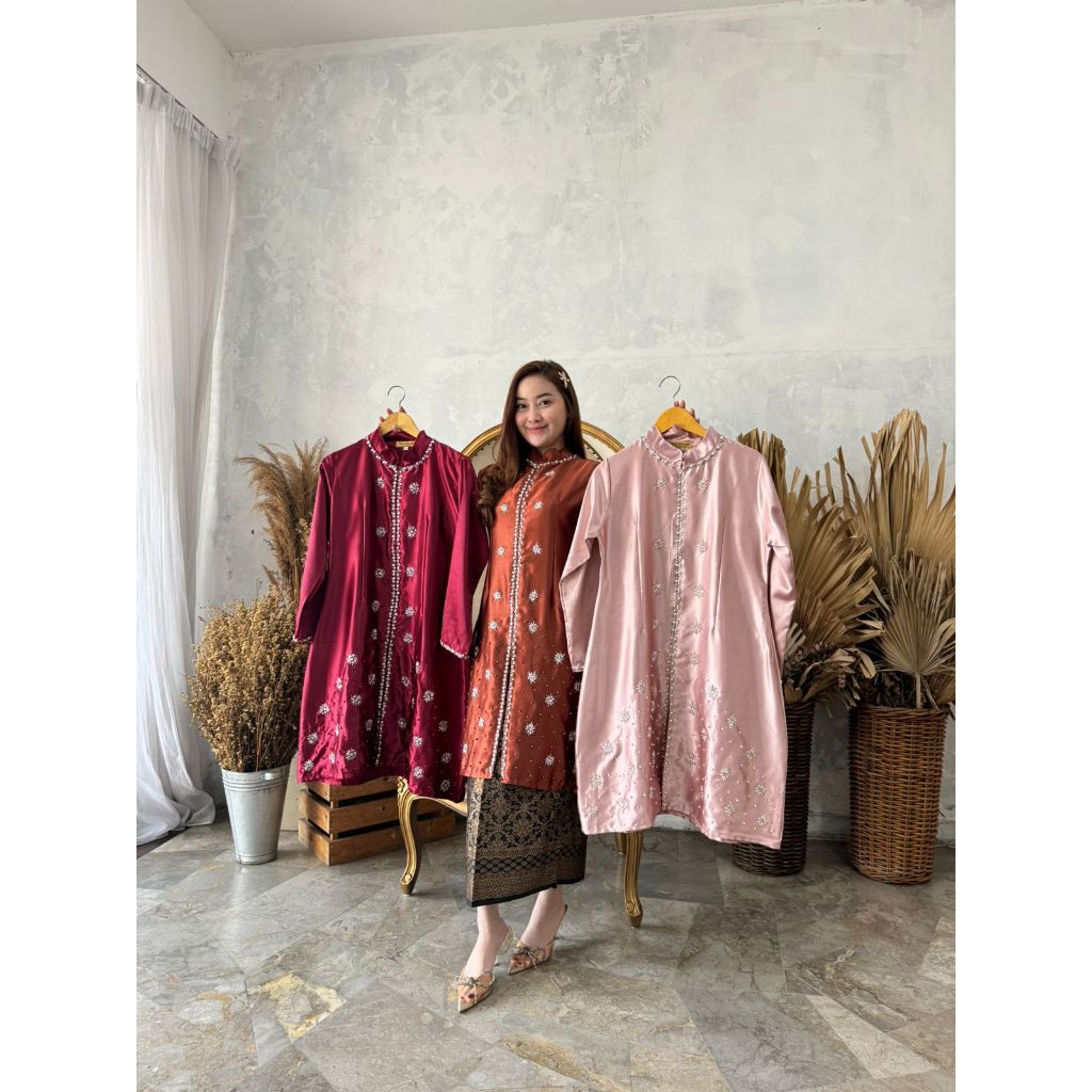 Set Of Baju Kurung Melayu/Javanese Kurung Basiba Dress Friendly Full ...