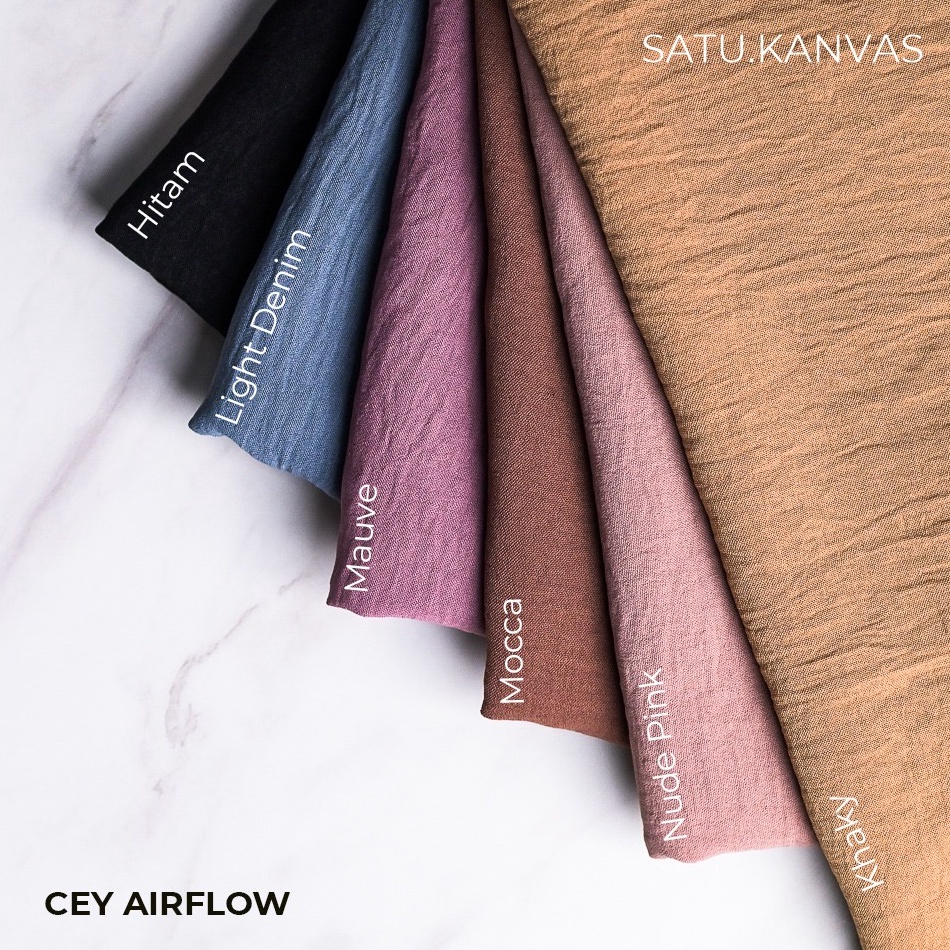 New CEY AIRFLOW STRETCH CRINKLE Fabric (Not A Veil!!! ) | Shopee ...