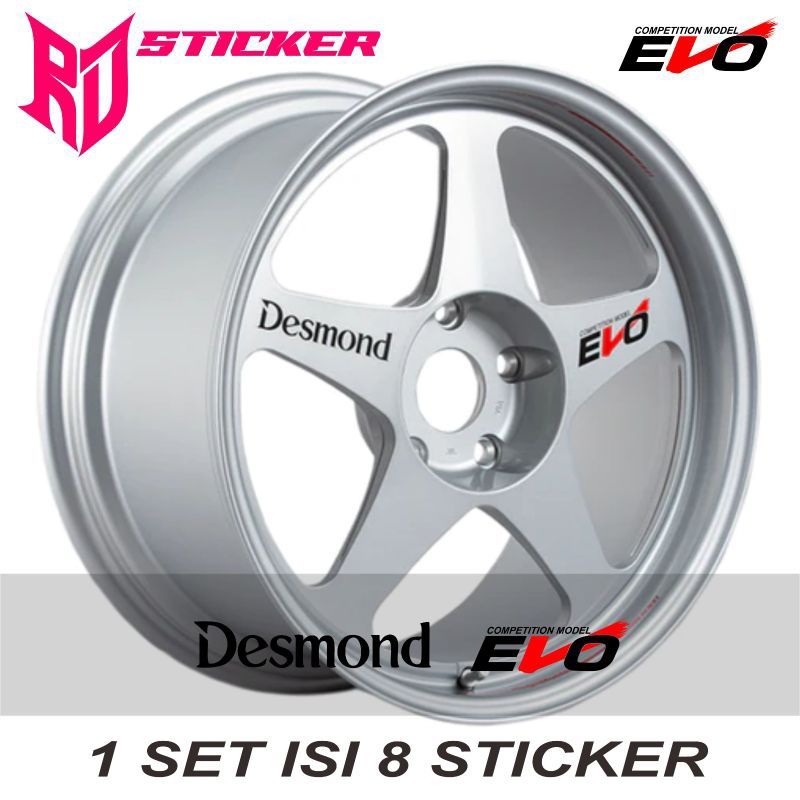 Desmond evo rim sticker | Shopee Philippines