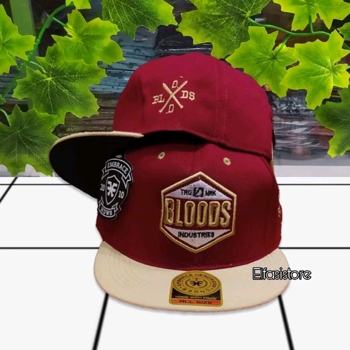 Bloods Men's Distro Snapback Hat | Shopee Philippines