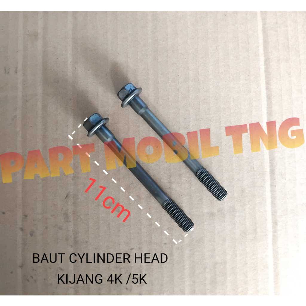 Toyota Kijang 3K 4K 5K Thick Bolt Cylinder Head Bolt | Shopee Philippines