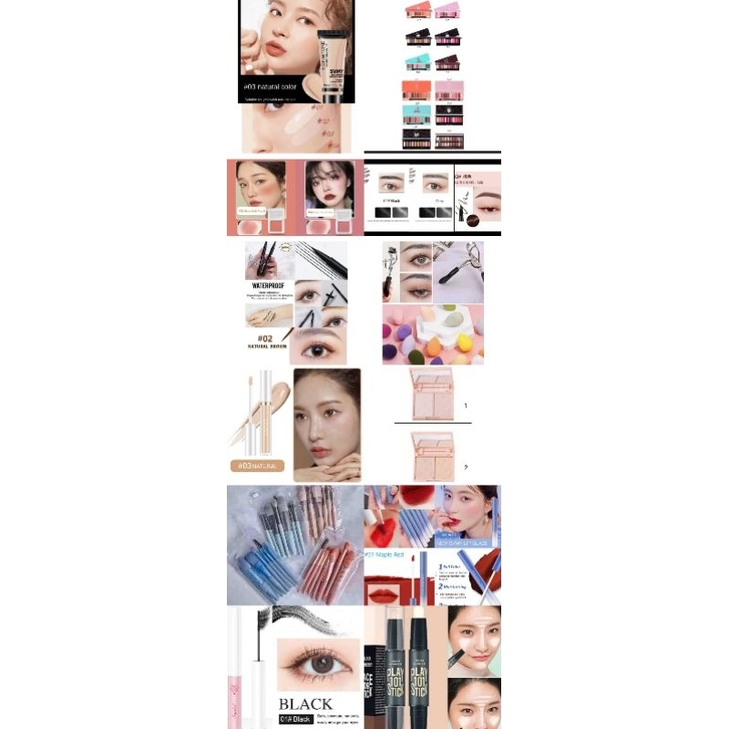 Makeup PACKAGE SET CONTAINS 13 PCS | Shopee Philippines