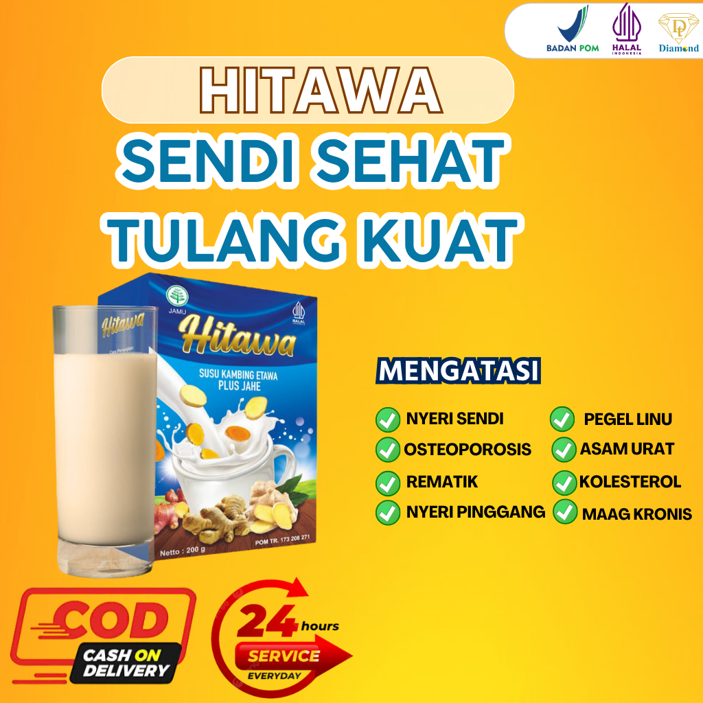 Hitawa Etawa Goat Milk Plus Ginger Herbal Healthy for bone and muscle ...