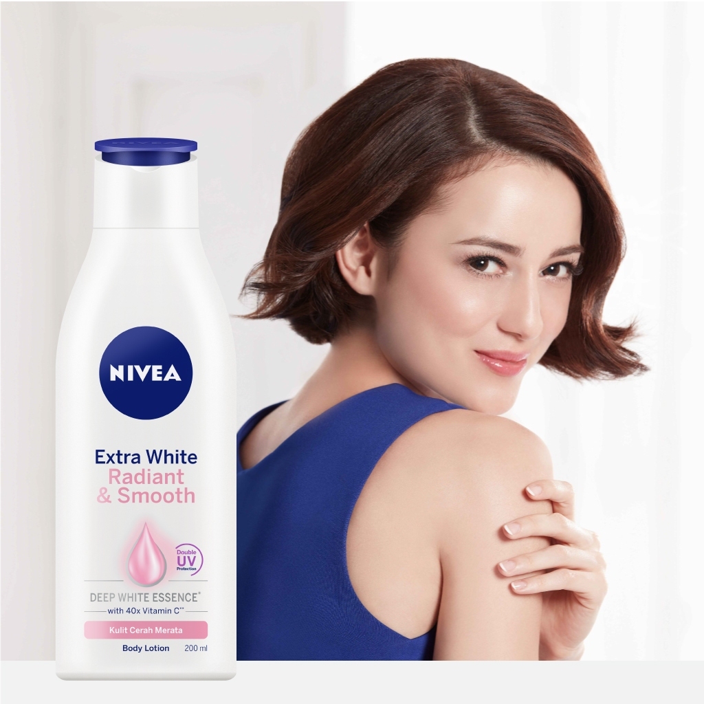 Nivea Body Lotion Extra White Radiant and Smooth UV Filter Deep