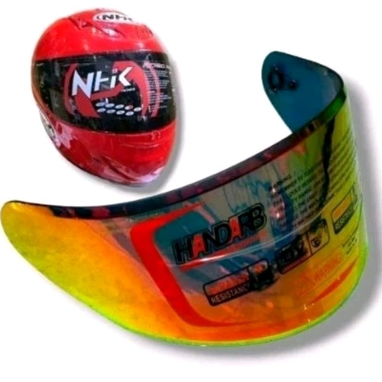 (HNDGP) NHK Commander Flat Visor Glass all Variants || GP1000 Helmet ...