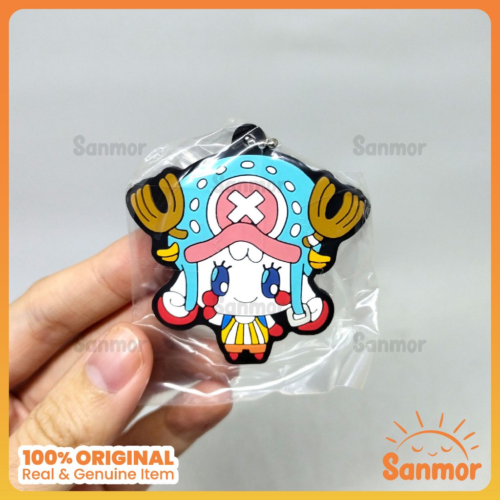 Gachapon Gashapon Bandai Rubber Mascot Keychain One Piece x Tamagotchi