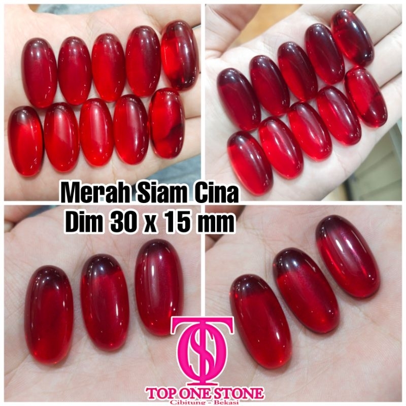 MERAH [TOS] RED SIAM CHINA 30 X 15 | Shopee Philippines