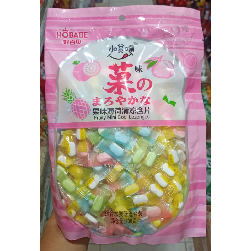 Hobabe Fruity Mint Cool Lozenges Sweet andy 500g/Mint Candy Assorted ...