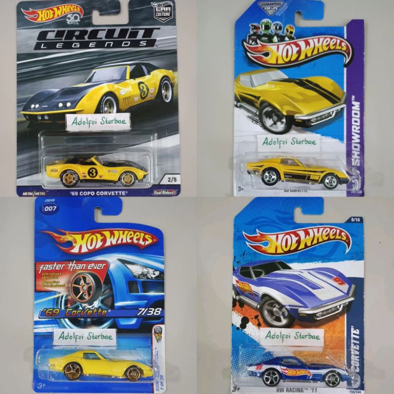 Hotwheels hot wheels' 69 corvette 2006 first editions hw showroom ...