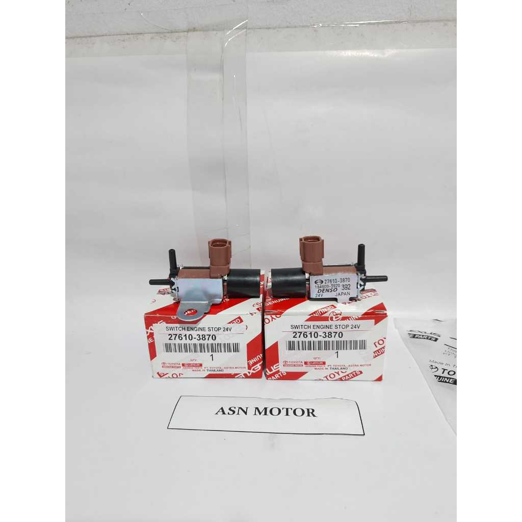 SWITCH ENGINE STOP SWITCH DEAD HINO DUTRO HT130 24V 24VOLT 27610-3870 ...