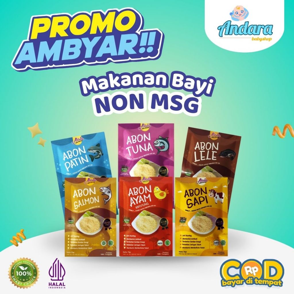 Alala Shredded Baby Food Shredded Non Msg 15gr/children's Shredded