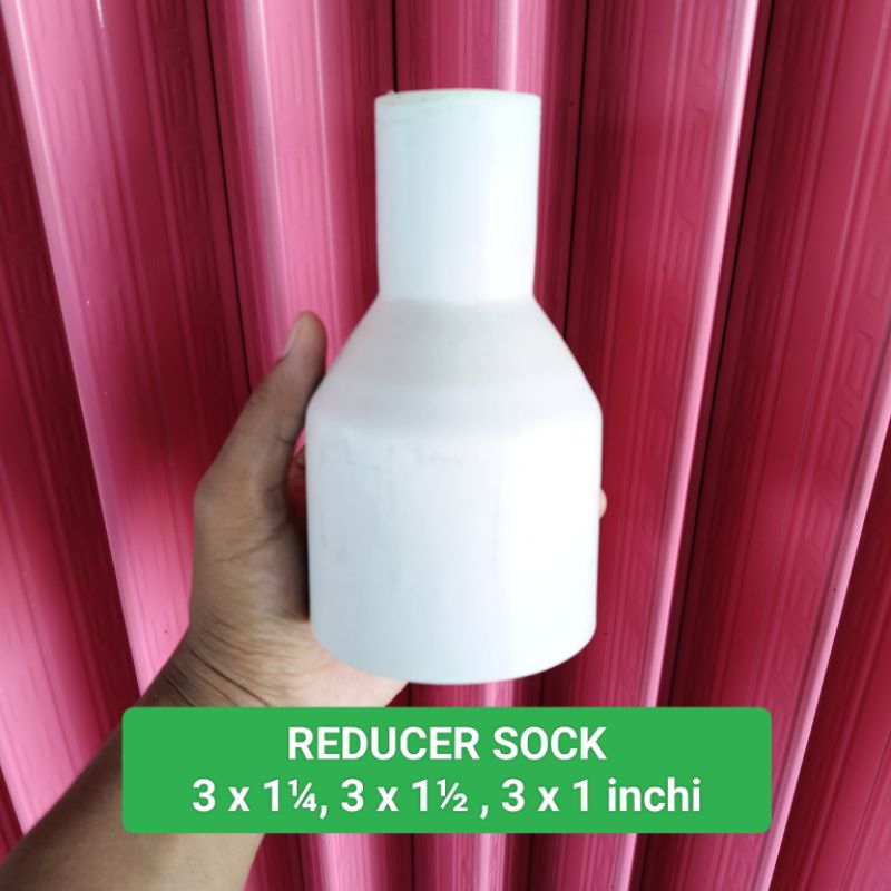 Pvc pipe Fitting Reducer socket 3 x 1